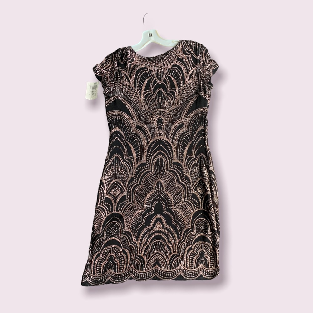 Jump Apparel mini glitter dress